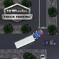 18 Wheeler Truck Parking - Unblocked Games 6x